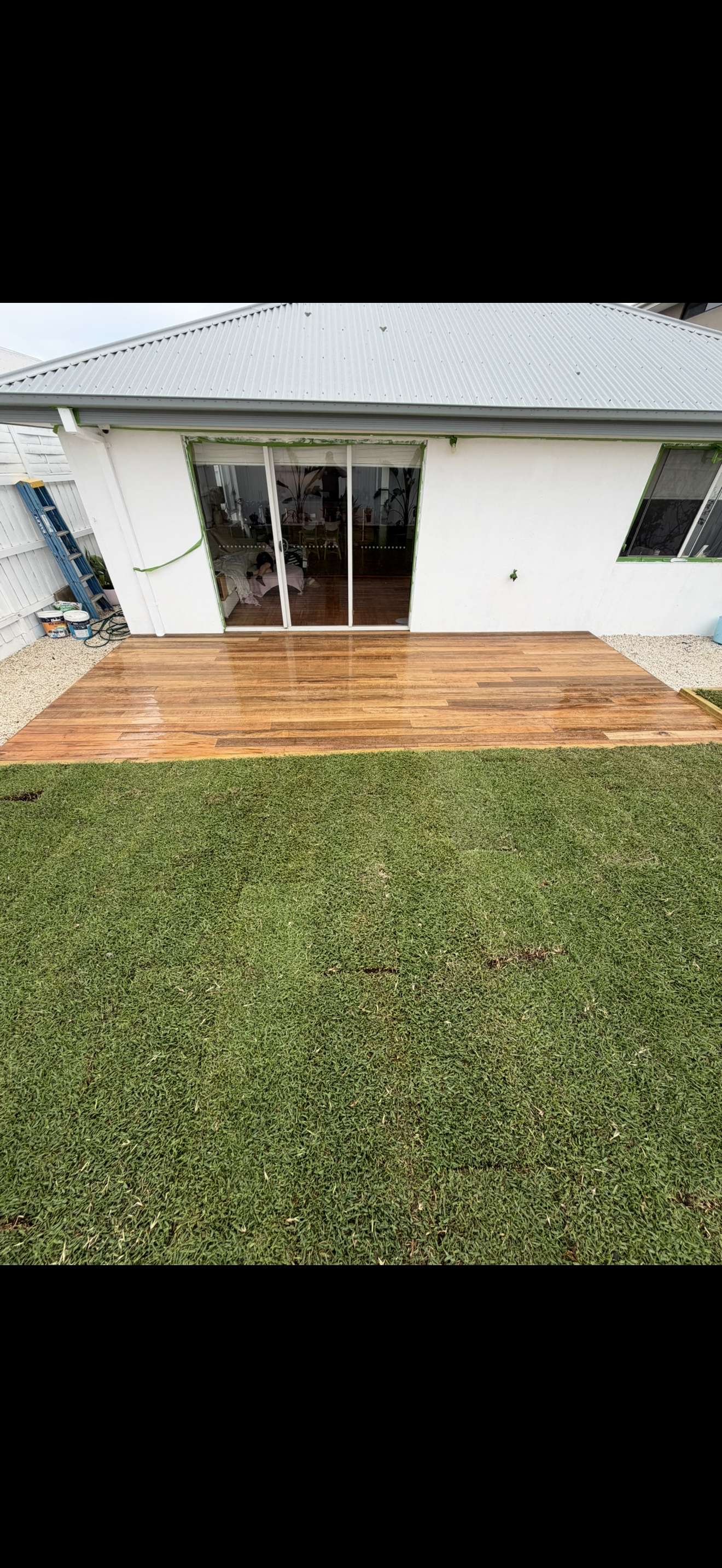 Outdoor deck project
