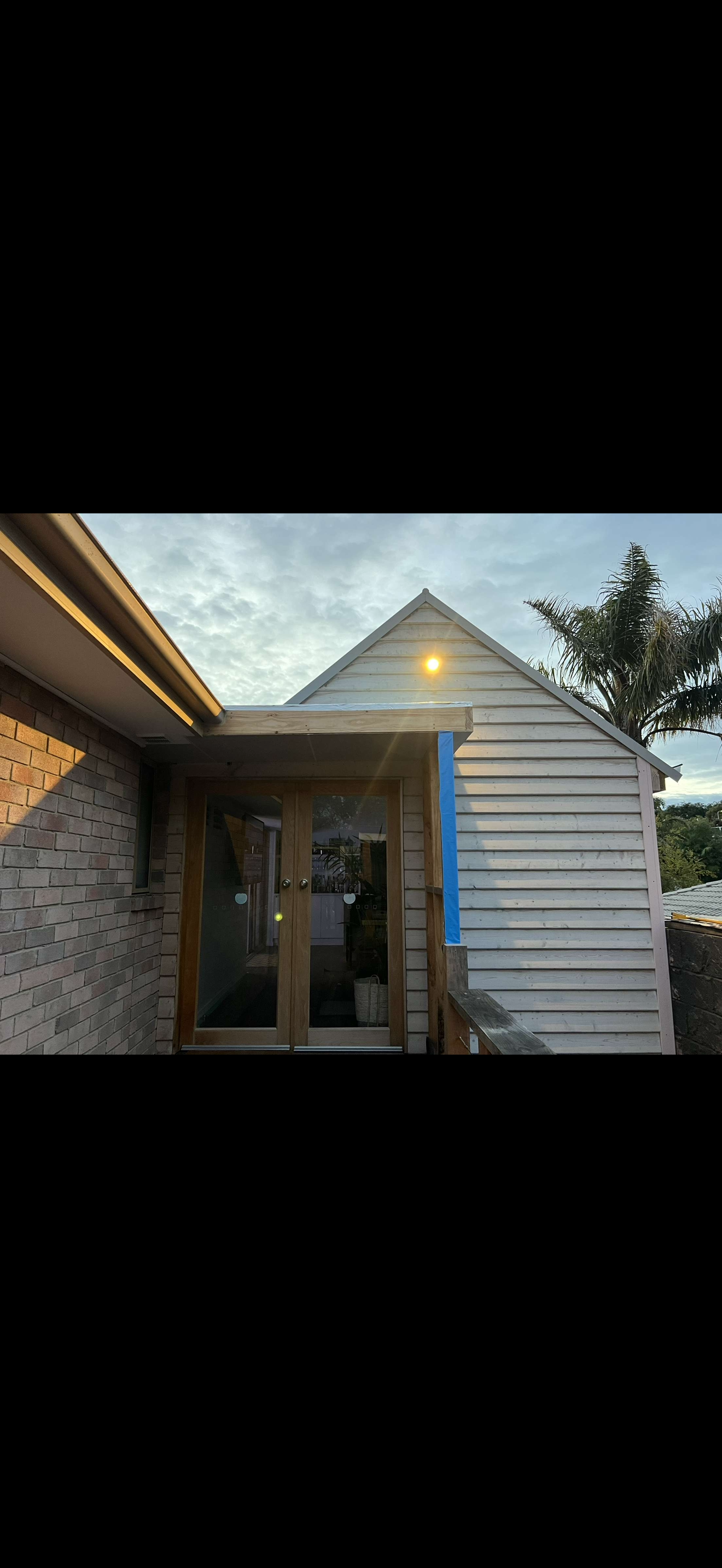 Exterior roof and cladding project